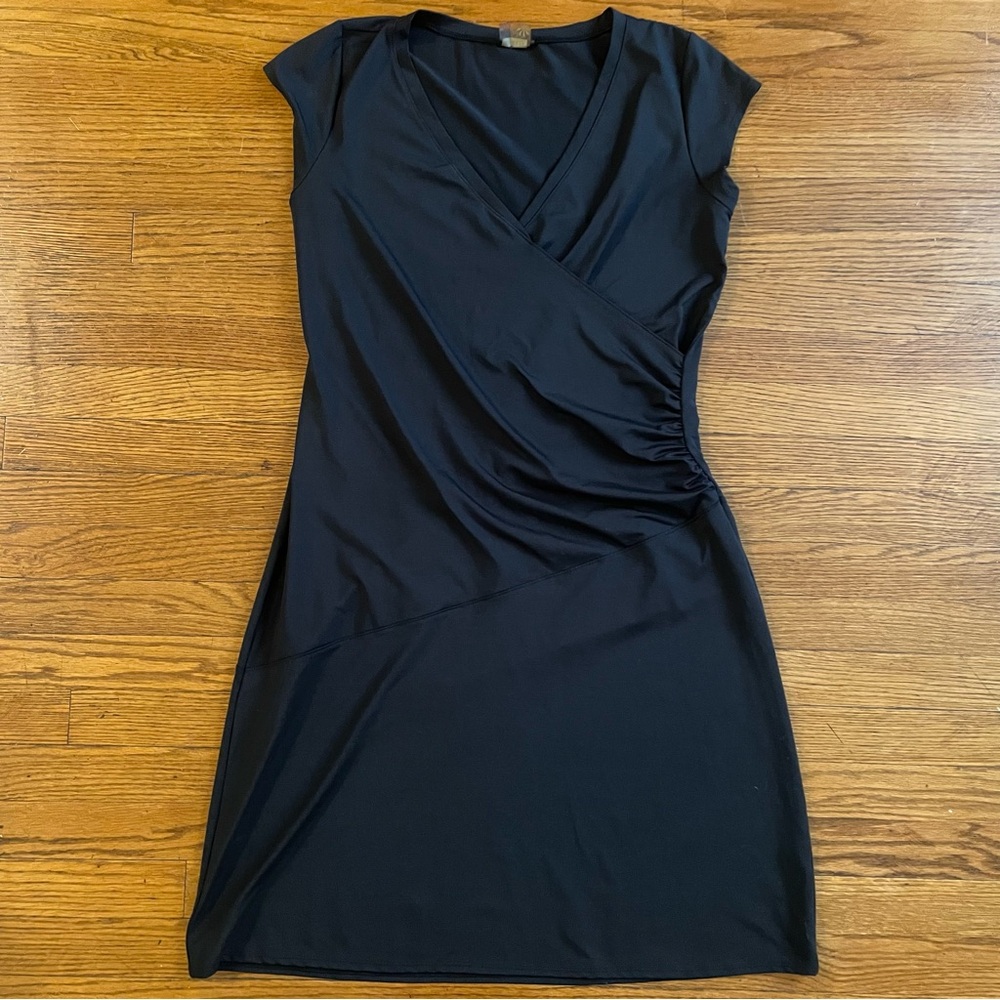 Athleta Black Wrap Dress